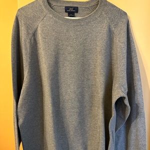 Like new! Brooks Brothers gray cotton sweatshirt